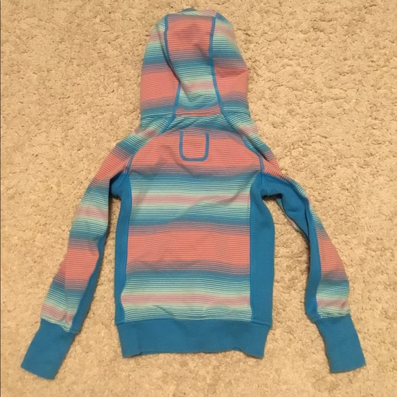 Blue and coral Ivivva Zip up Jacket - Picture 2 of 2